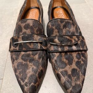 Franco Sarto Animal Print Loafers